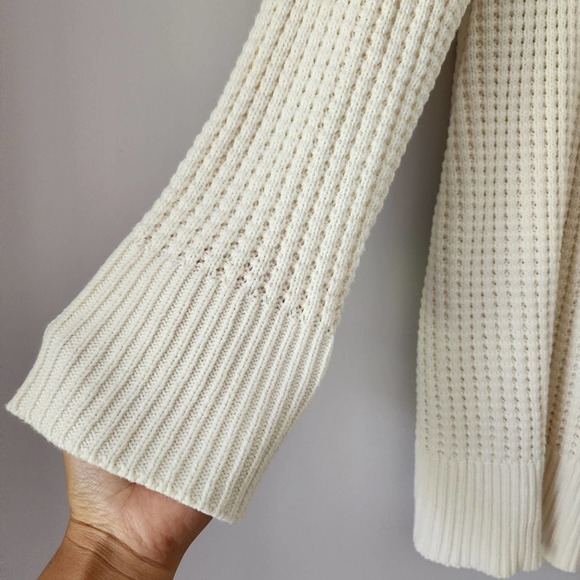 Liz Claiborne Chunky Knit White Long Sweater Cardigan Size 2X NWOT‎ - Picture 6 of 11
